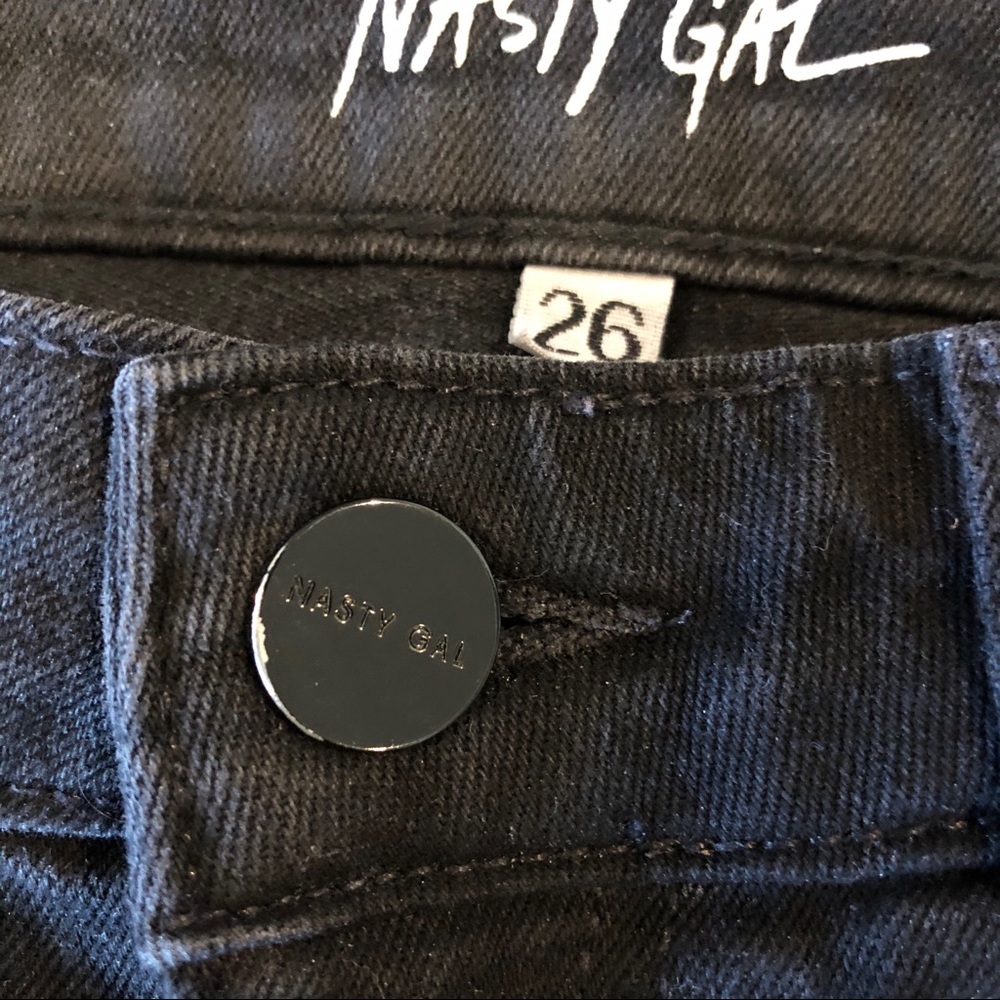 Nasty Gal black “Renegade” skinny jeans (A) - Picture 6 of 11
